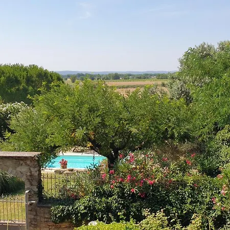 Mas Provençal, Piscine Privée, Uzès Casa de Férias Aubussargues
